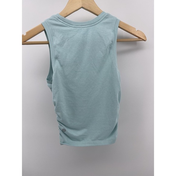 Lululemon Athletica Side Scrunch Tank top Womens Small Cropped - Picture 3 of 7